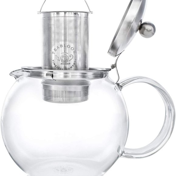 New 40 oz Teabloom Stovetop Kettle and Tea Steeper - Picture 2 of 3